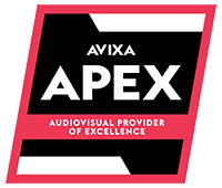 AVIXA APEX Audiovisual Provider of Excellence Badge