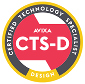 AVIXA CTS-D AV Technology Certified Technology Specialist Design Badge