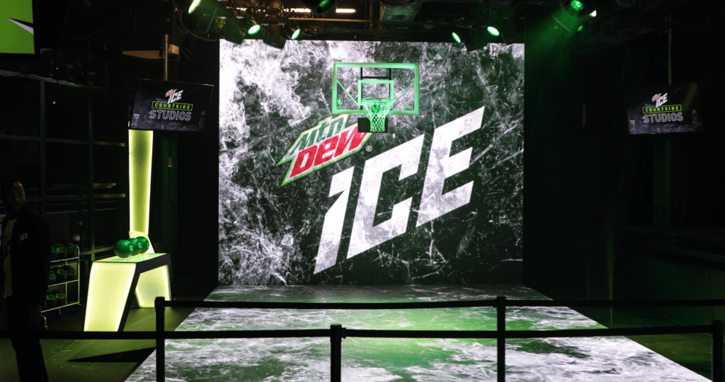 Mountain Dew Ice Court brand activation