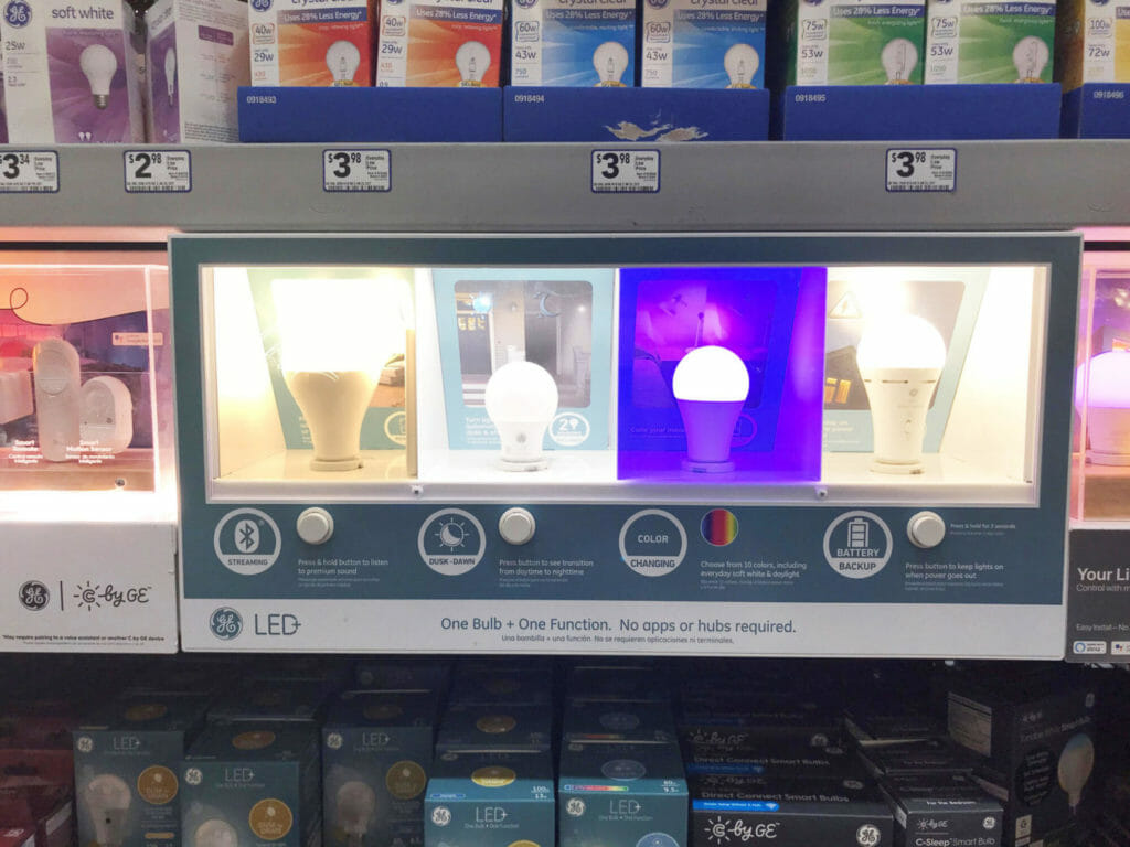 Example of an interactive retail display from GE.