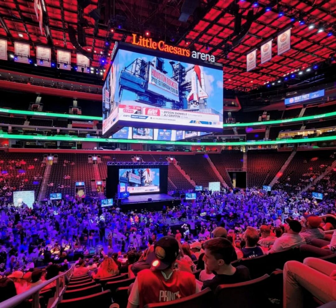 The Detroit Pistons Draft Party at Little Caesars Arena - Bluewater